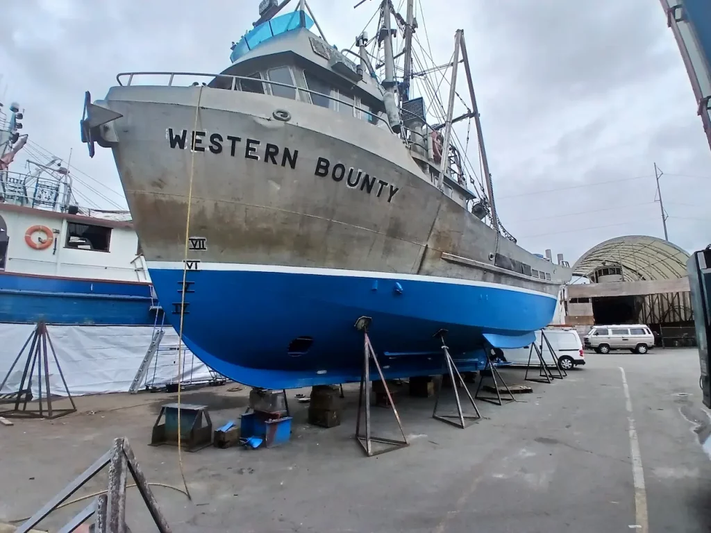vancouver fishing boat barrier coat bottom paint repair after